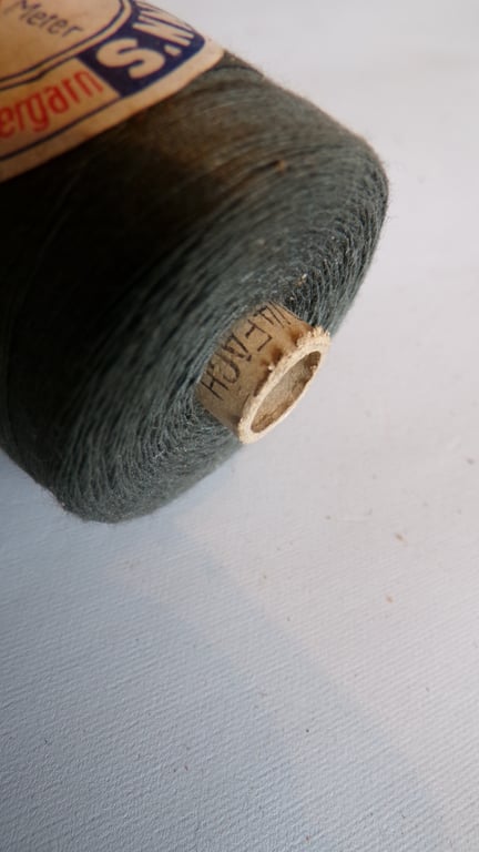 German Field-Gray Uniform Sewing Thread Spool