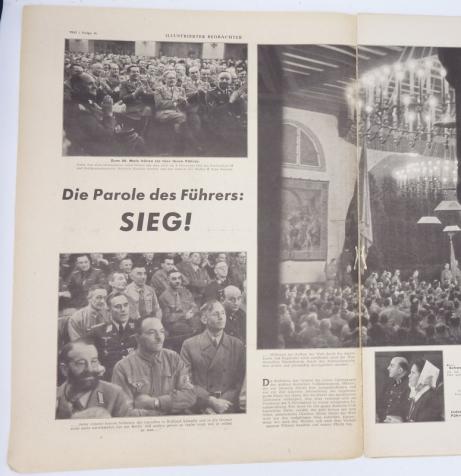 German Newspaper "Illustrierte Beobachter" 18 November 1943.
