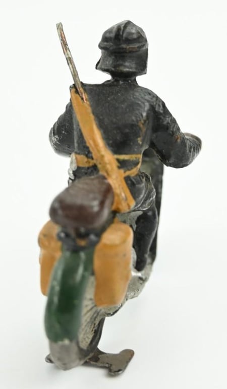 German Elastolin Toy Figure 'NSKK Motorfahrer'