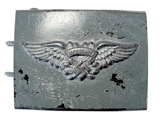 German Luftschutz Beltbuckle