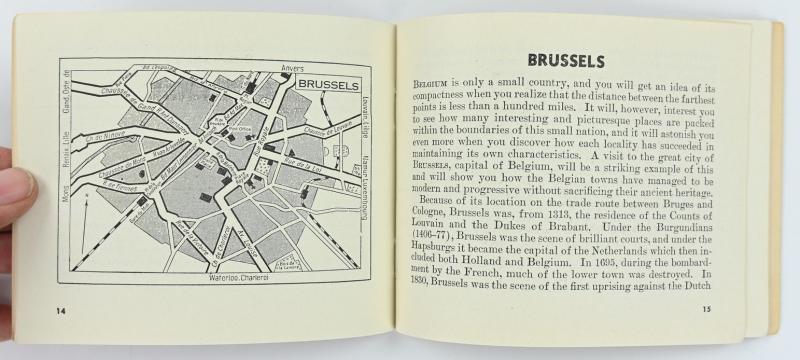 US WW2 Pocket Guide Belgium & Luxembourg