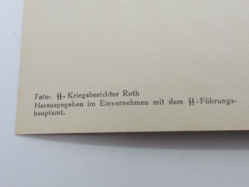 Postcard : Unsere Waffen-SS