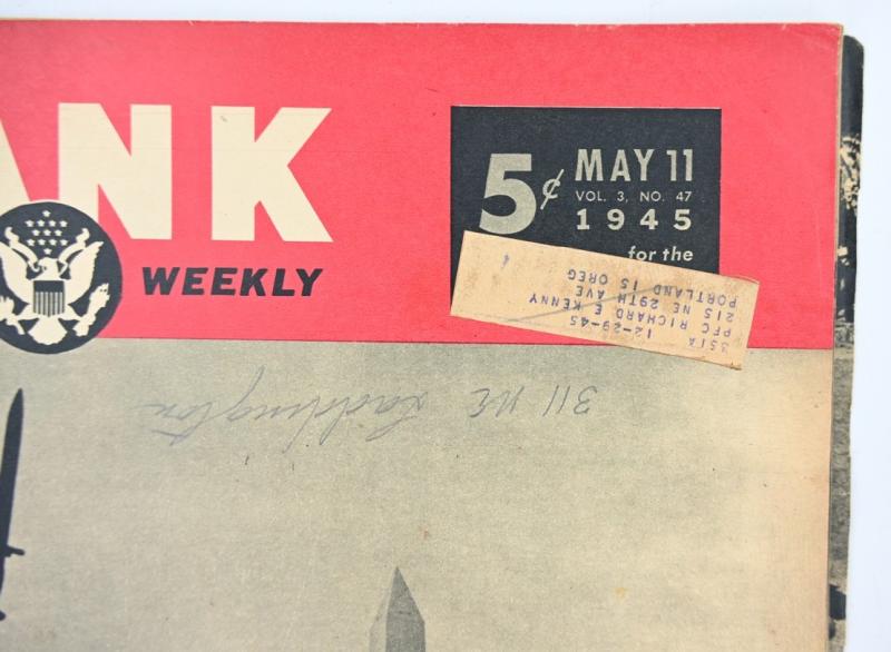 US WW2 Yank Magazine May 11,1945