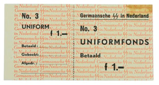 Dutch Waffen-SS Uniform Collecting Coupon
