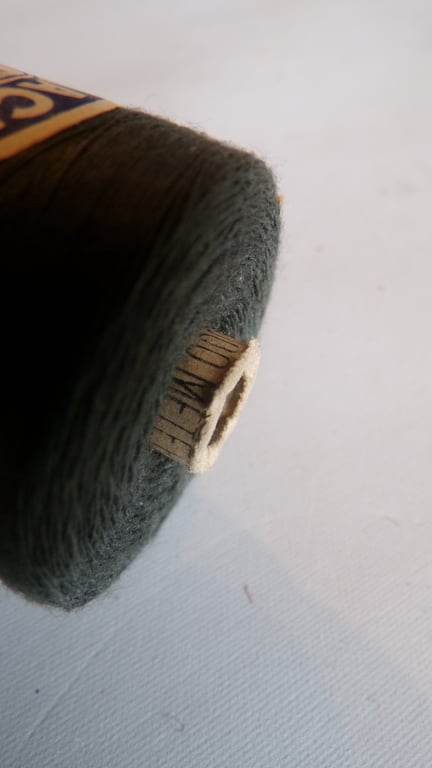 German Field-Gray Uniform Sewing Thread Spool