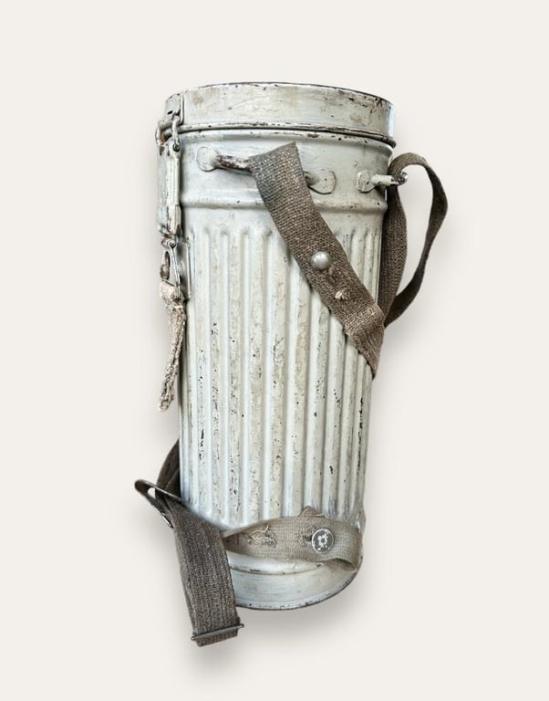 Kriegsmarine Gasmask Canister with straps