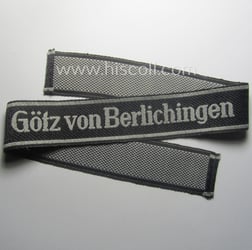 Waffen-SS 1943/44-pattern cuff-title (ie. 'Ärmelstreifen') as executed in...