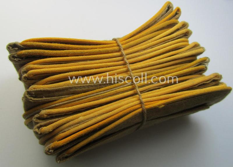 Pair of EM-type, WH (LW) 'tropical-issue'-pattern shoulderstraps: 'Soldat der Flg.- o. FJ-Trpn.'