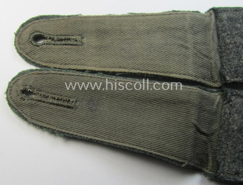 Pair of WH (Heeres),'cyphered' EM-type shoulderstraps: 'Soldat des Nachr.-Abtgs. 45'