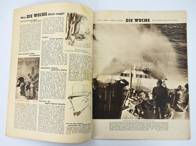 German Third Reich Magazine 'Die Woche' 1939