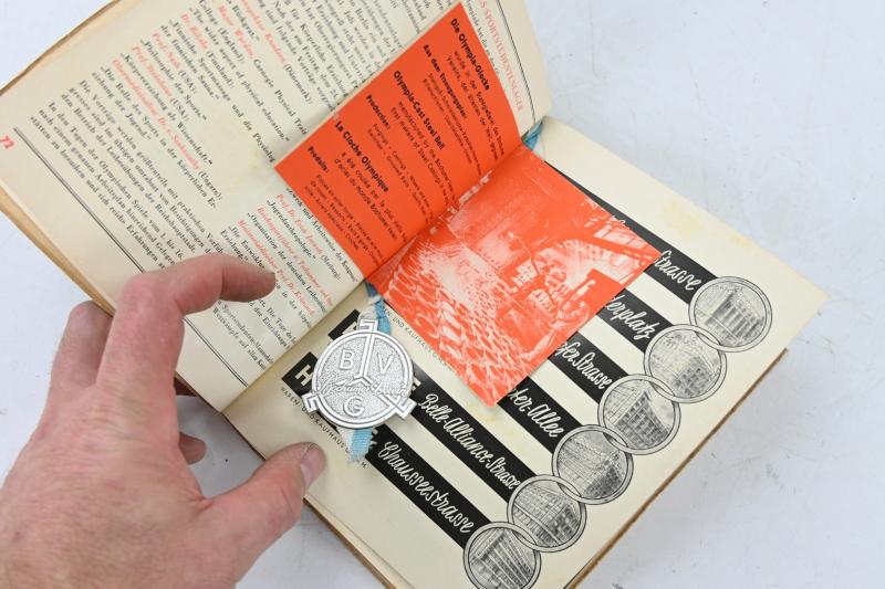 German Third Reich 1936 Olympics Programm Book