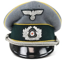 German WH Officer Visor Cap Signals