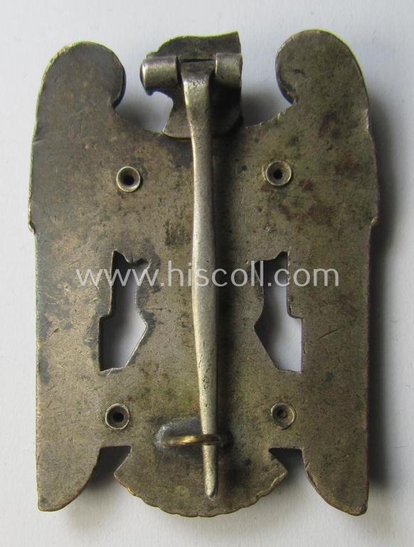 Superb - and not that easily found! - 'Schlesisches Bewährungsabzeichen der I. Stufe ohne Schwerter' (being an unmarked- and I deem 'Extra Qualität'-example, as was produced by an unidentified maker)