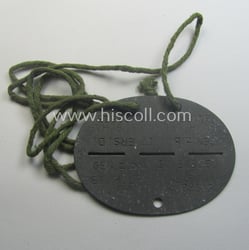 Interesting, zinc- (ie. 'Feinzink'-) based, female-staff-related ID-disc (ie....