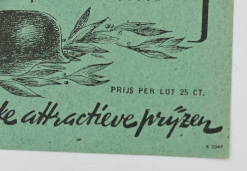 Dutch SS/ WA Lottery Ticket