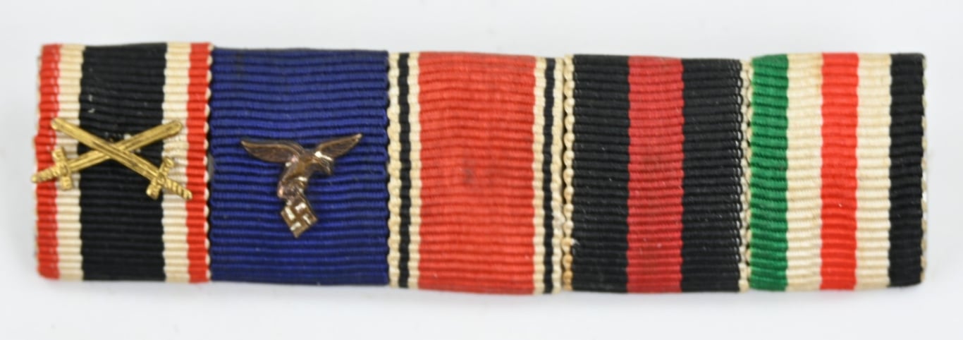 German LW 5-Piece Medal Ribbon Bar