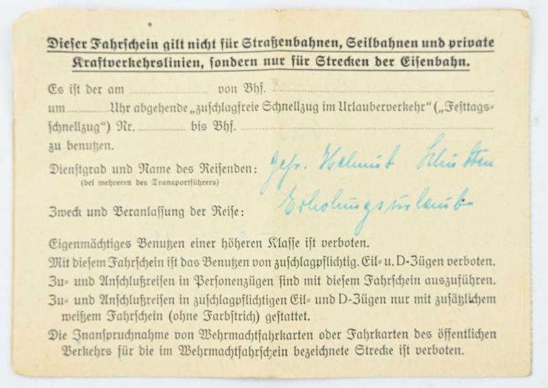 German WH Driverslicense Papers Part 1 & 2