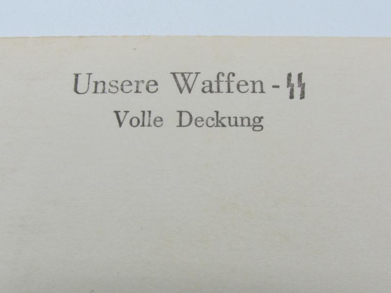Postcard : Unsere Waffen-SS