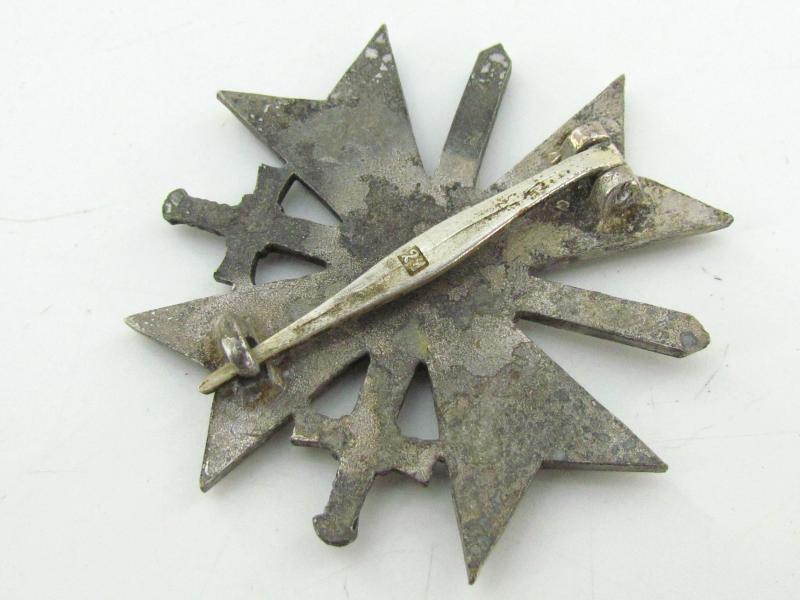 KVK 1.klasse (Kriegsverdienstkreuz 1. klasse mit Schwertern) Marked "21"