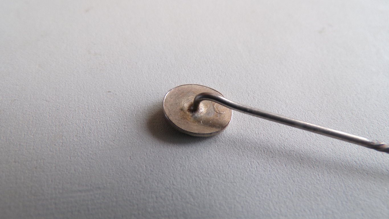 9mm Miniature Wound Badge in Silver