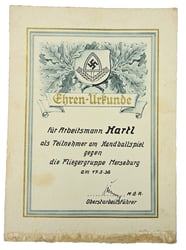 German RAD Certificate