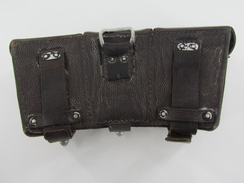 Chocalate Brown Luftwaffe K98 Ammunition Pouch...LBA Marked