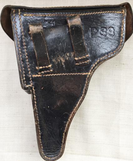 WH (Heer)/Waffen-SS P38 Leather Holster