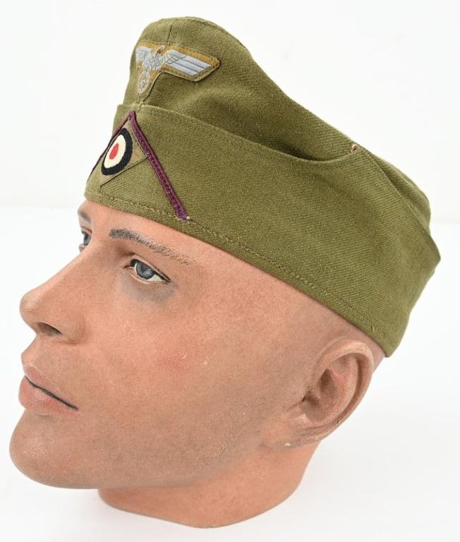 German WH EM/NCO Tropical Overseas Cap 'Smoke troops'