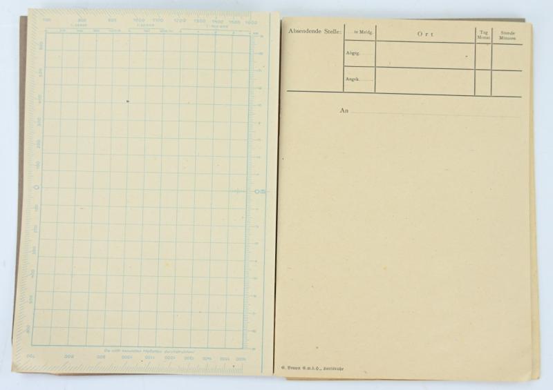 German WH Mapcase Notebook