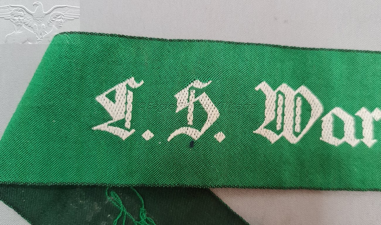 Luftschutz  Air Raid Warning Service Cuff Title