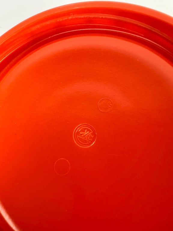 Butter Dish German (orange)