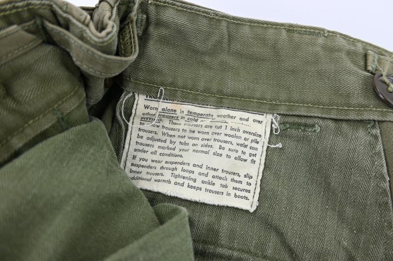 US WW2 M-1943 M43 Rigger Paratrooper Jumptrousers