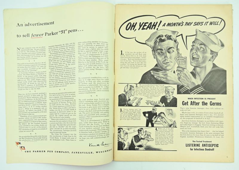US WW2 Life Magazine January 1945