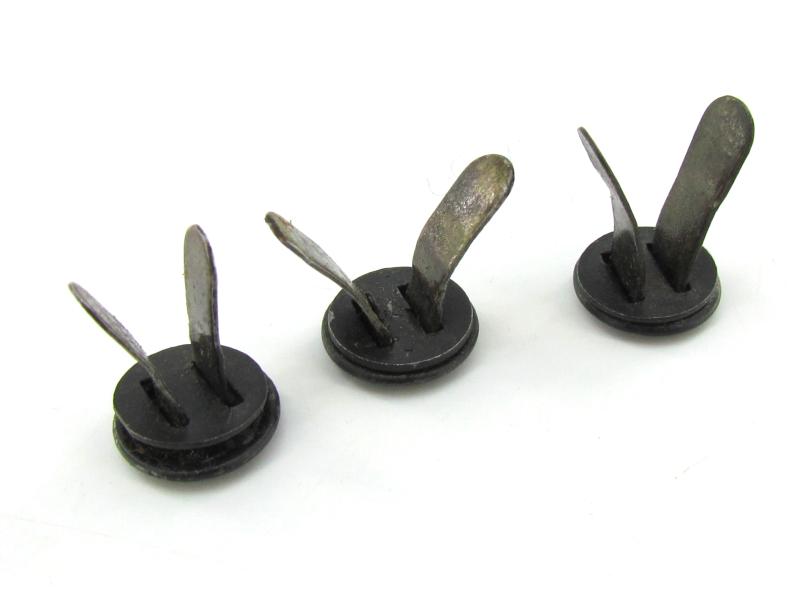 Set of 3x German helmet rivets dated 1944