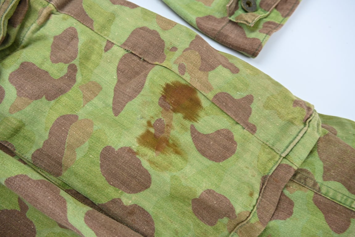 US WW2 HBT 'Frogskin' Camouflage Coverall