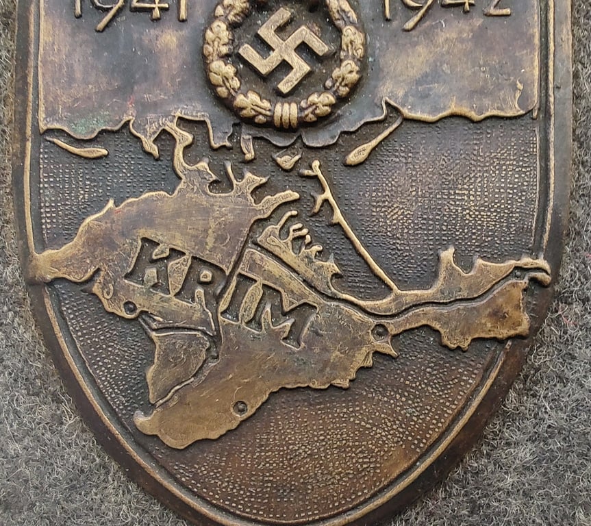 WWII German Krim Shield