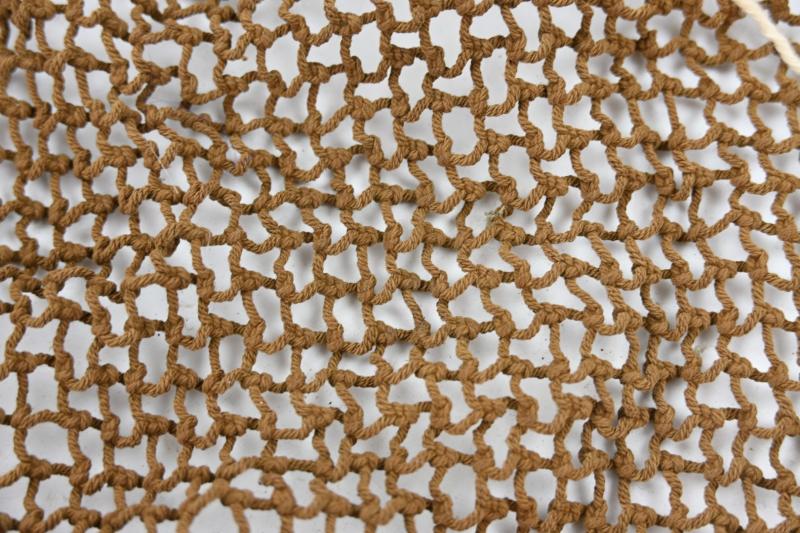 US WW2 British Made Brown M1 Helmet Net