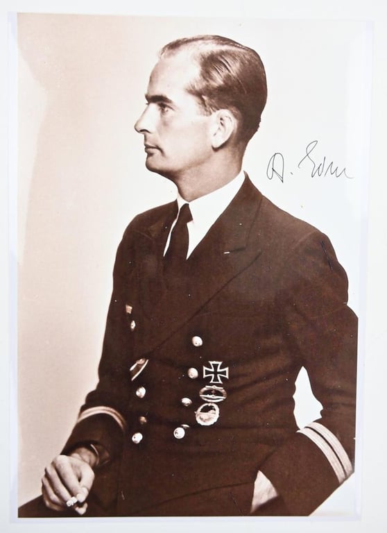 Signature of Kriegsmarine KC-Recipient 'Alfred Eick'