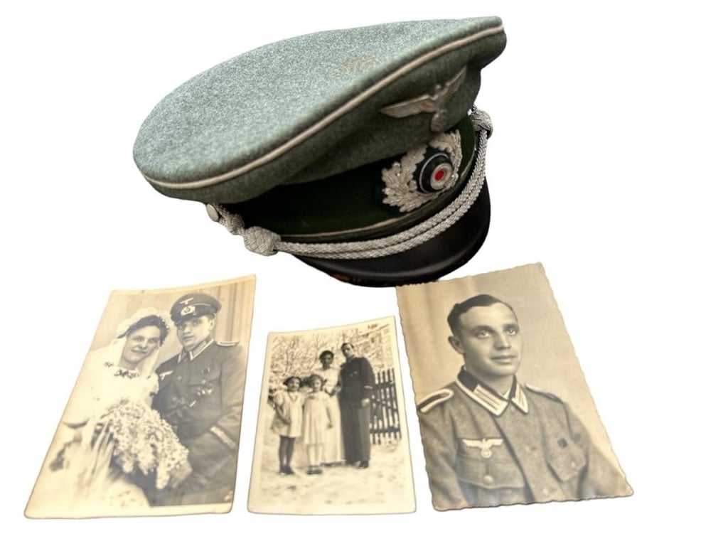 WH ( Heer ) Propaganda Company Officers Visor Cap...Very Rare