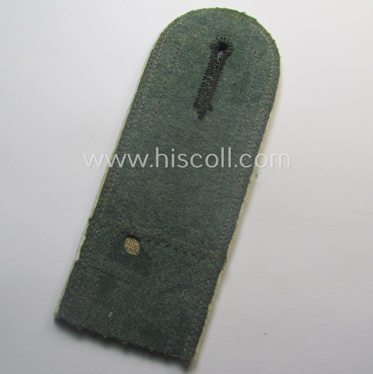 Single, early-war-period- (ie. 'M40'-pattern) 'cyphered' WH (Heeres) NCO-type shoulderstrap as was intended for an: 'Unteroffizier u. Mitglied des Infanterie-Rgts. 84'