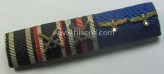 5-pieced, WWI- (ie. WWII-) period ribbon-bar (ie. 'Feld-...