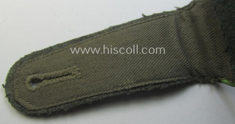 Single, WH (Heeres) early- (ie. mid-) war-period- (ie. 'M40- o. M43'-pattern) NCO-type shoulderstrap: 'Uffz. der Panzer-Grenadier-Trpn.'