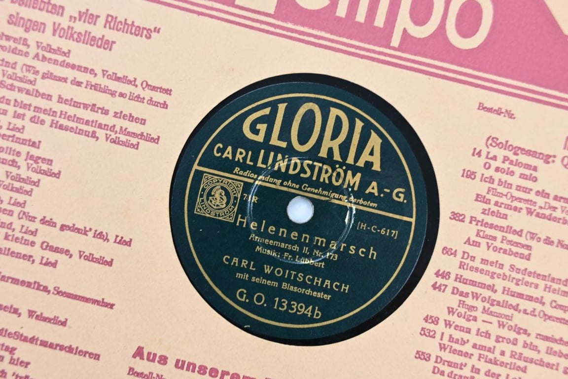 German Third Reich Era Music Record