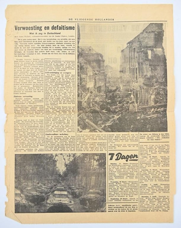 Allied Droppingsflyer 'De Vliegende Hollander' 3 April 1945