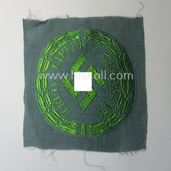 Enlisted-mens'-type, so-called: 'Schutzmannschaften' (or: 'Schuma') armshield as executed...