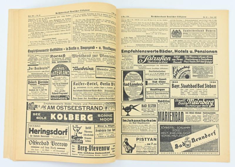 German Newspaper 'Reichsverband Deutsche Offiziere'
