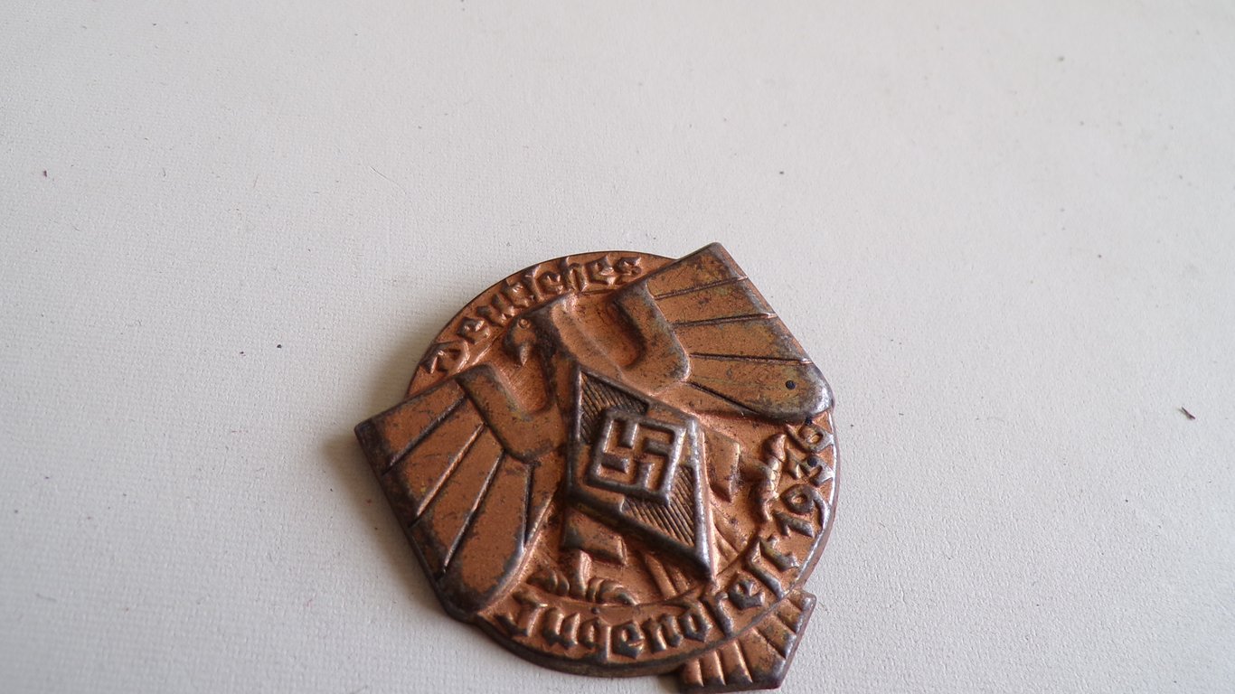 1936 Hitler Youth Badge – "Deutsches Jugendfest 1936"