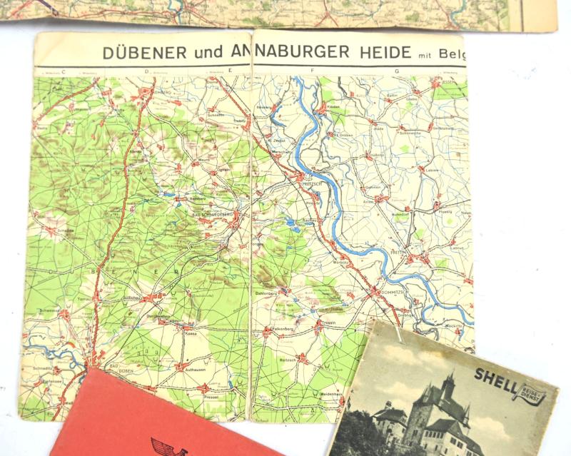 German Hitler Youth Mapcard Set 'Leipzig'