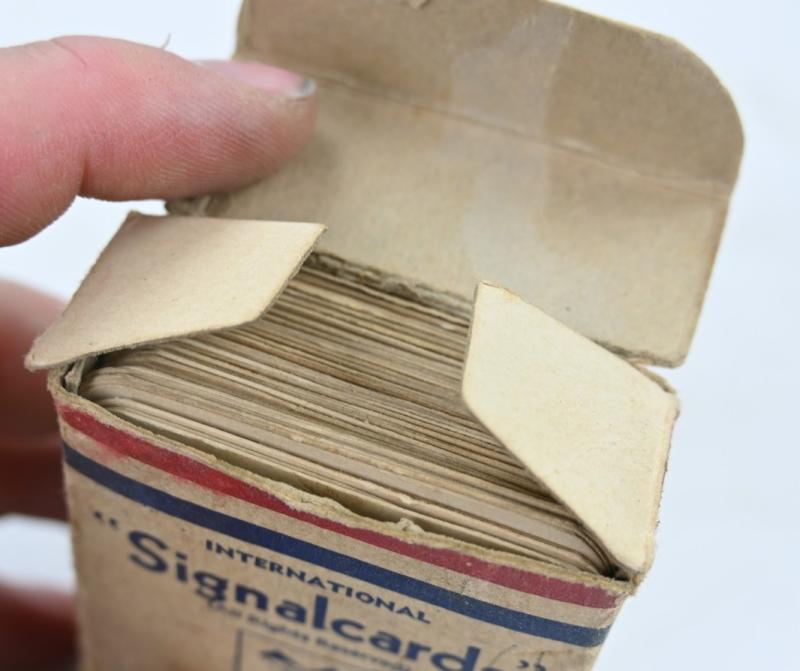 US WW2 International Signal Cards Set