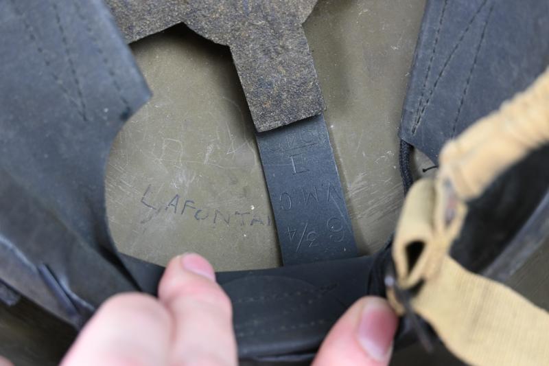 British WW2 Brodie Helmet 'Queen's Royal Regiment' (West Surrey)